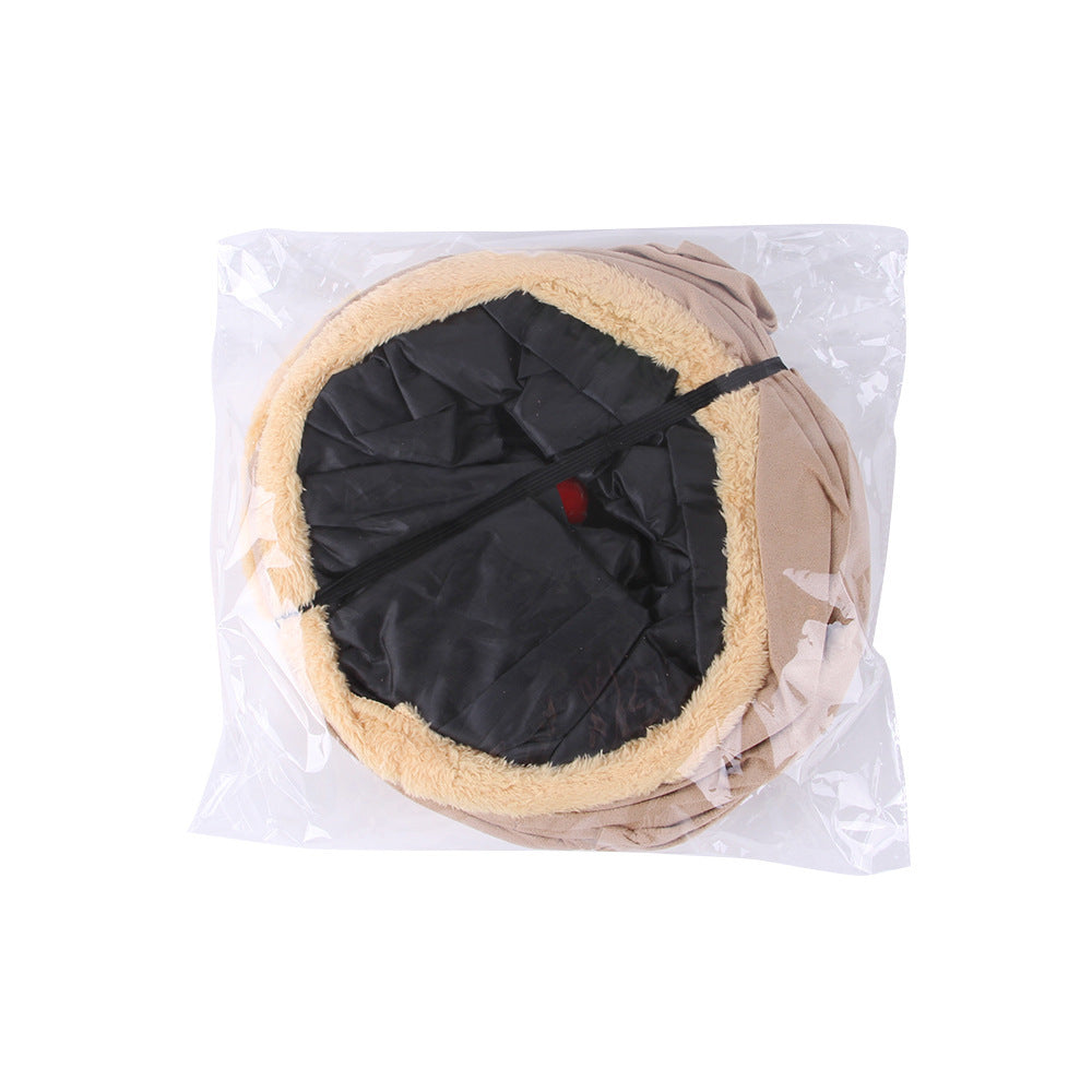 Túnel en Forma de Cruz para Gatos – Juguete Interactivo y Plegable